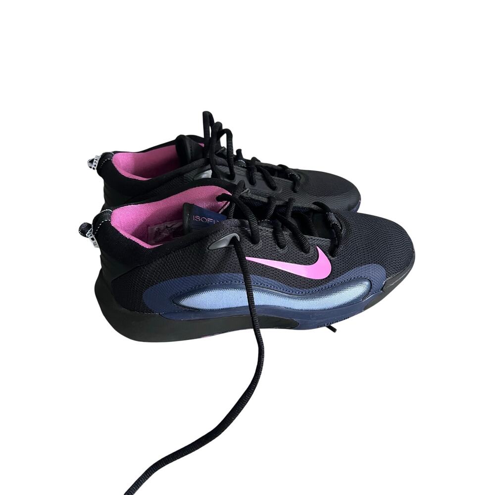 Nike Air Max IsoFly GS Youth Basketball Shoes Black Pink FN4384-003 5.5Y